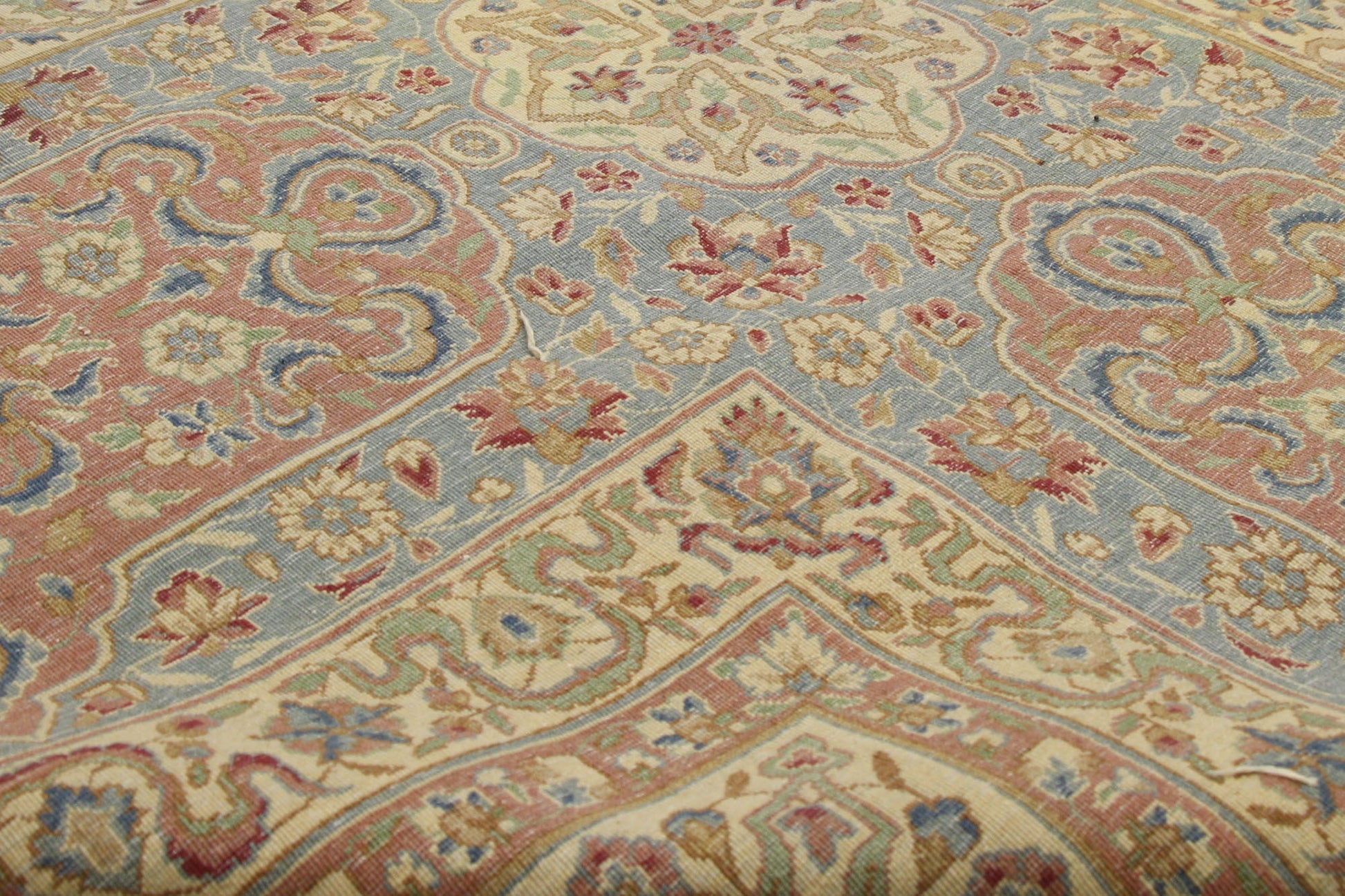 14 x 23 Vintage Persian Kerman Rug 76599