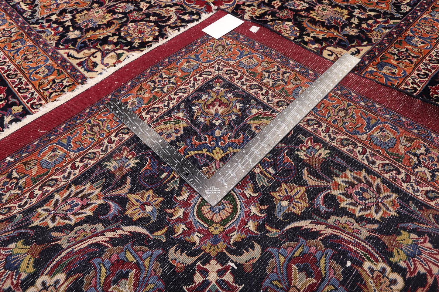 17 x 22 Vintage Persian Mashhad Rug 77405