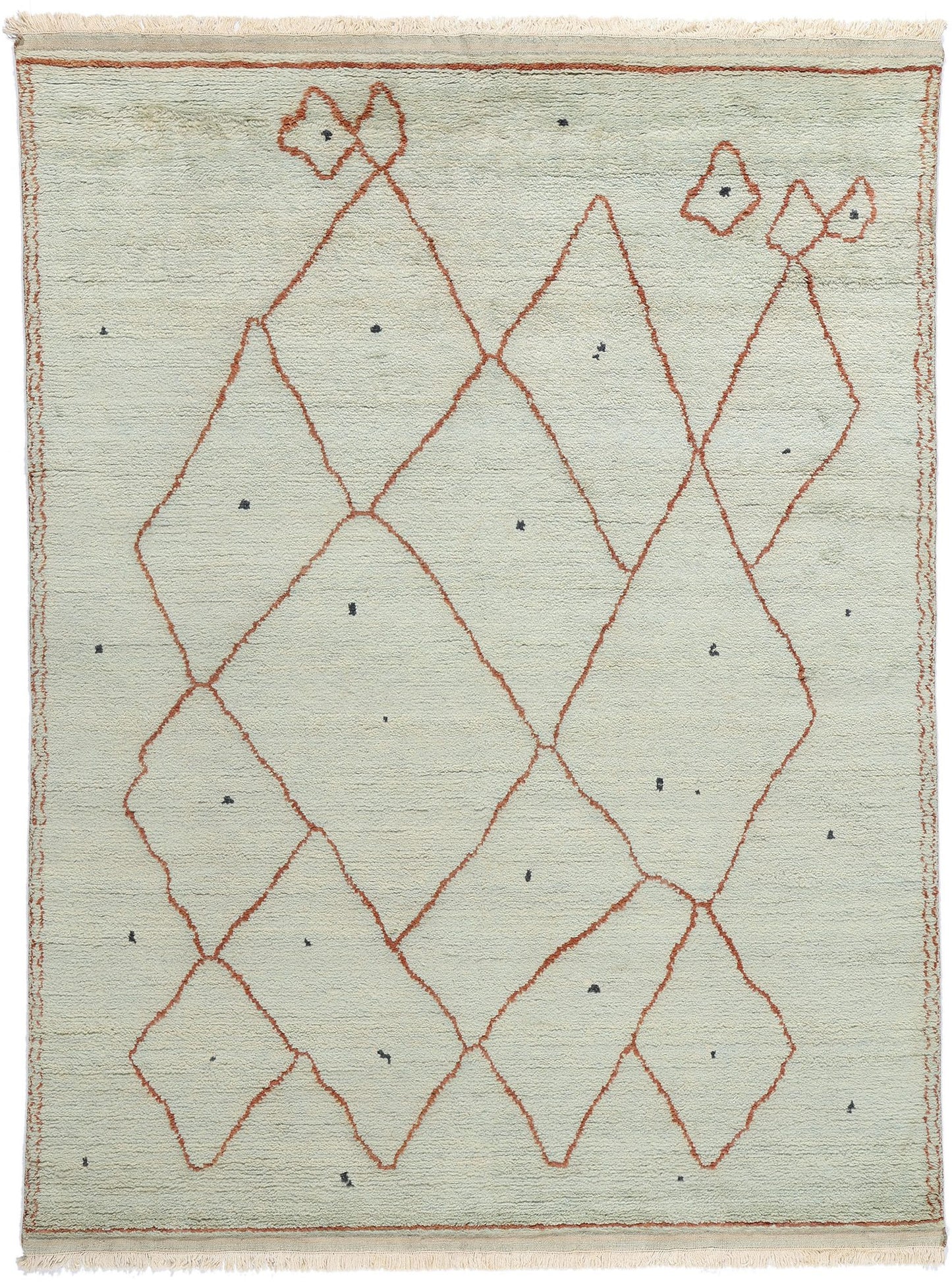 8 x 11 Modern Tribal Moroccan Rug 31212