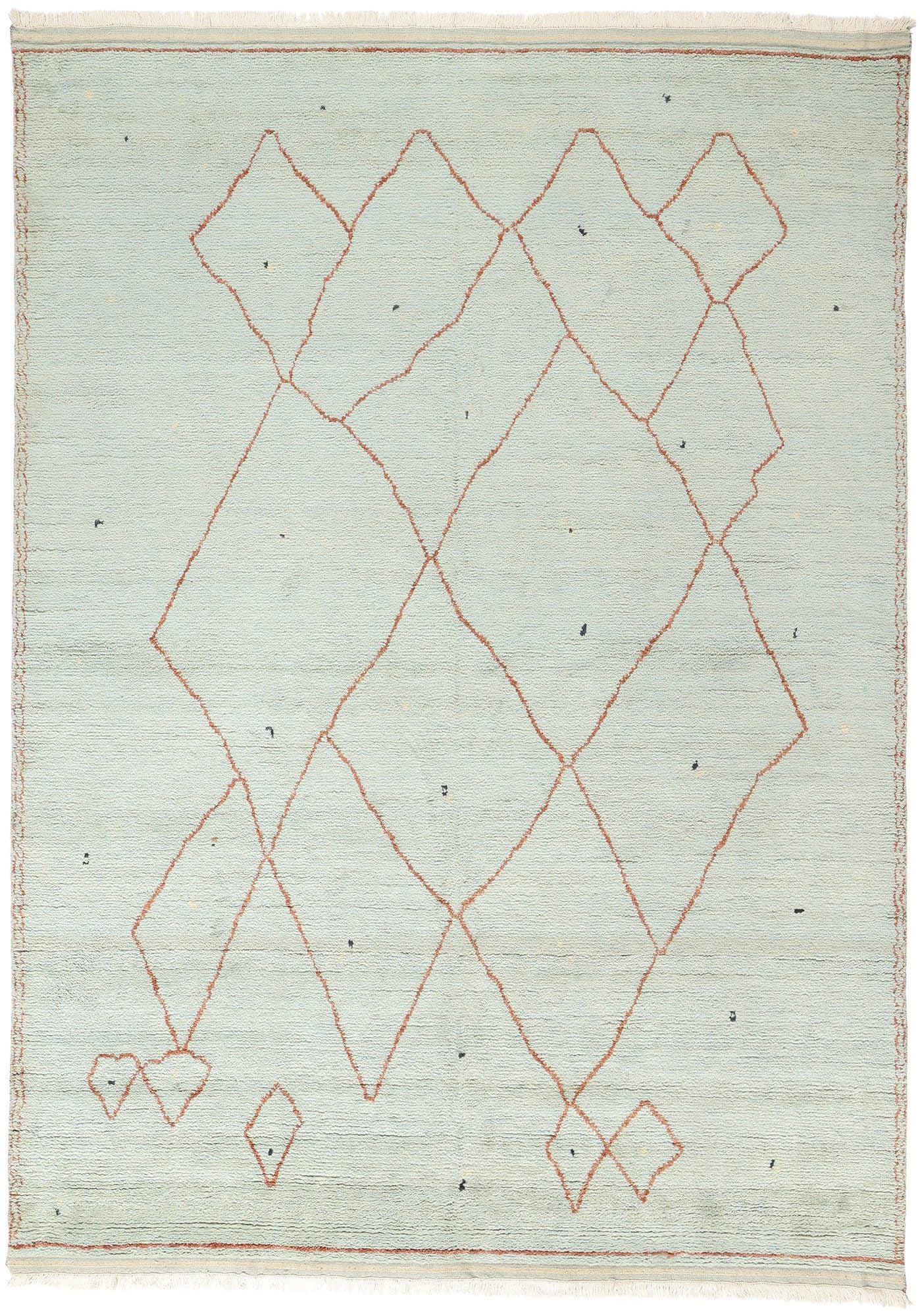 9 x 13 Modern Tribal Moroccan Rug 31257