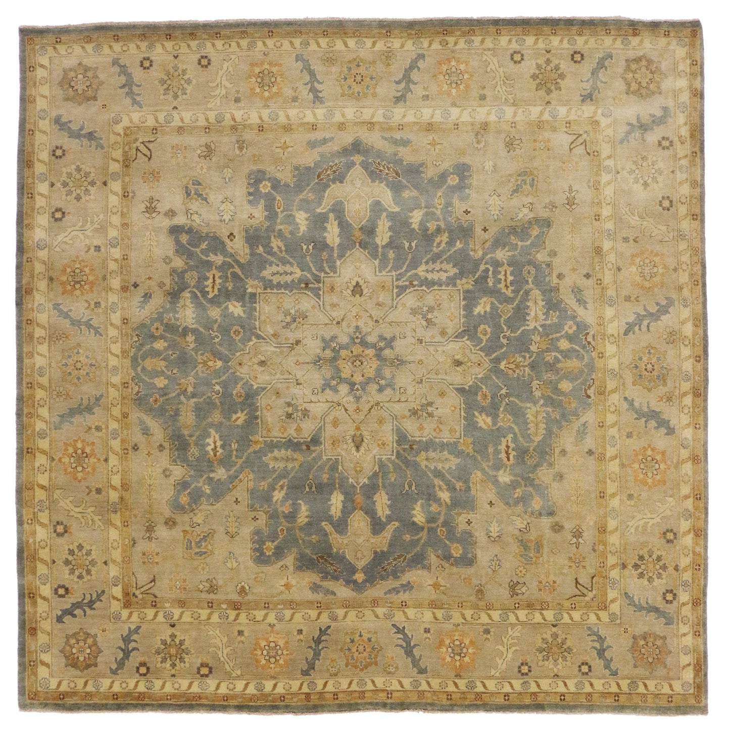 10 x 10 Modern Indian Heriz Rug 30176