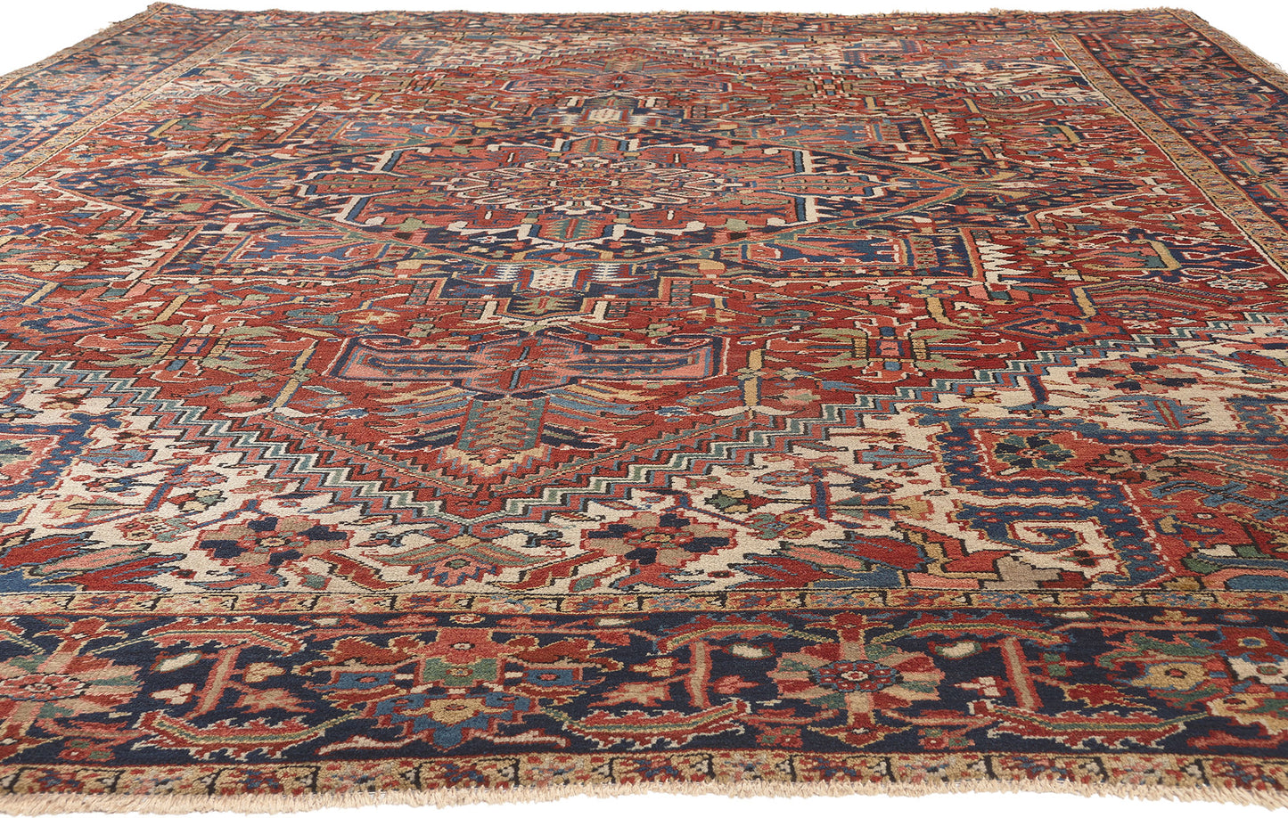 10 x 12 Vintage Persian Heriz Rug 76648