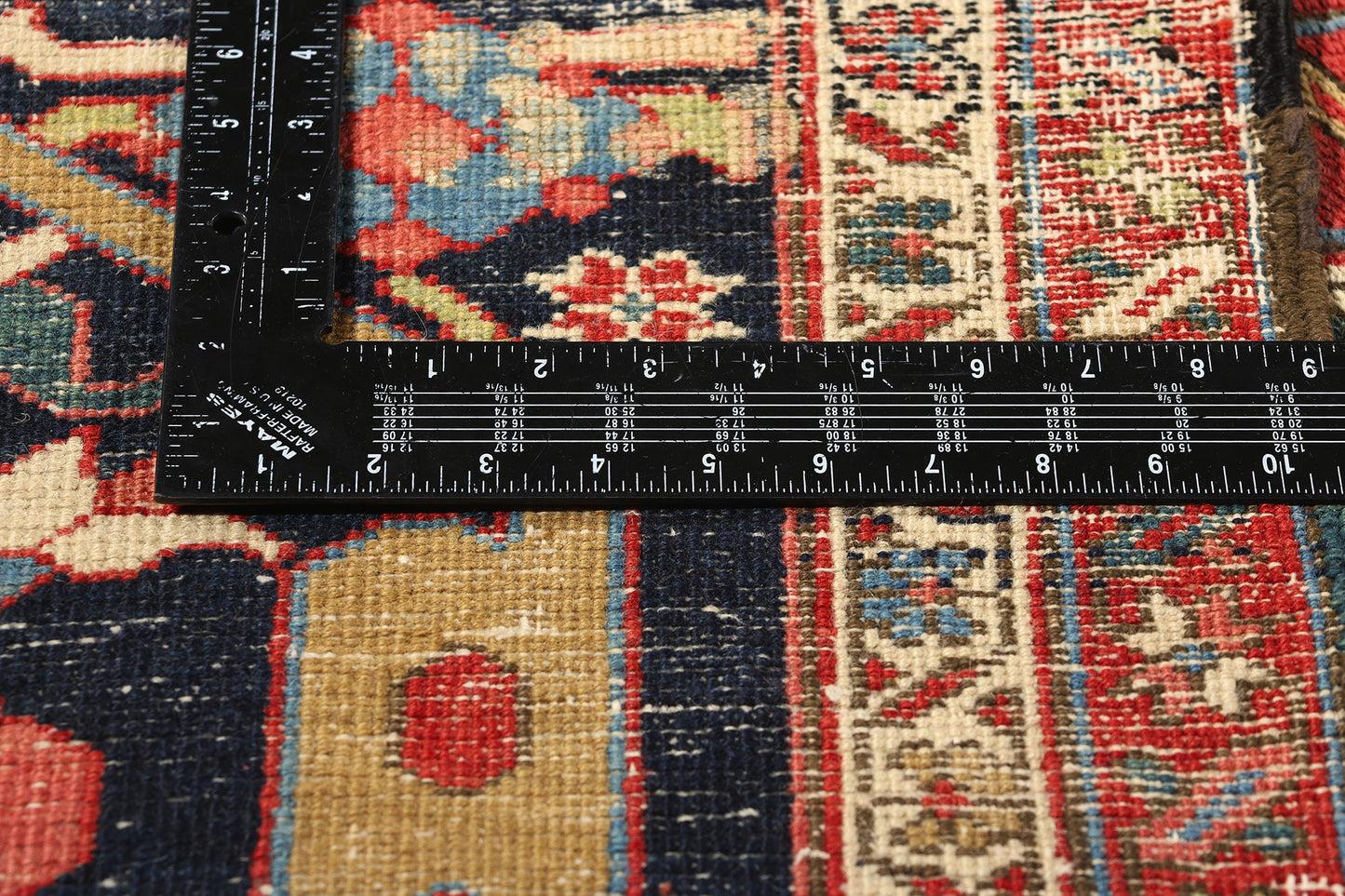 13 x 18 Antique Persian Heriz Rug 78765