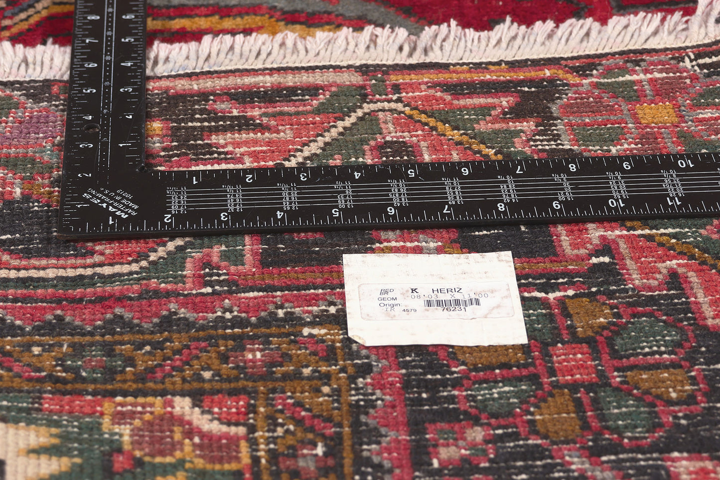 8 x 11 Vintage Persian Heriz Rug 76231