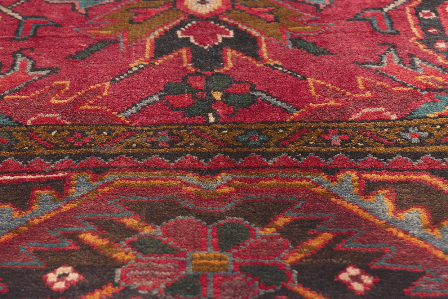 8 x 11 Vintage Persian Heriz Rug 76231