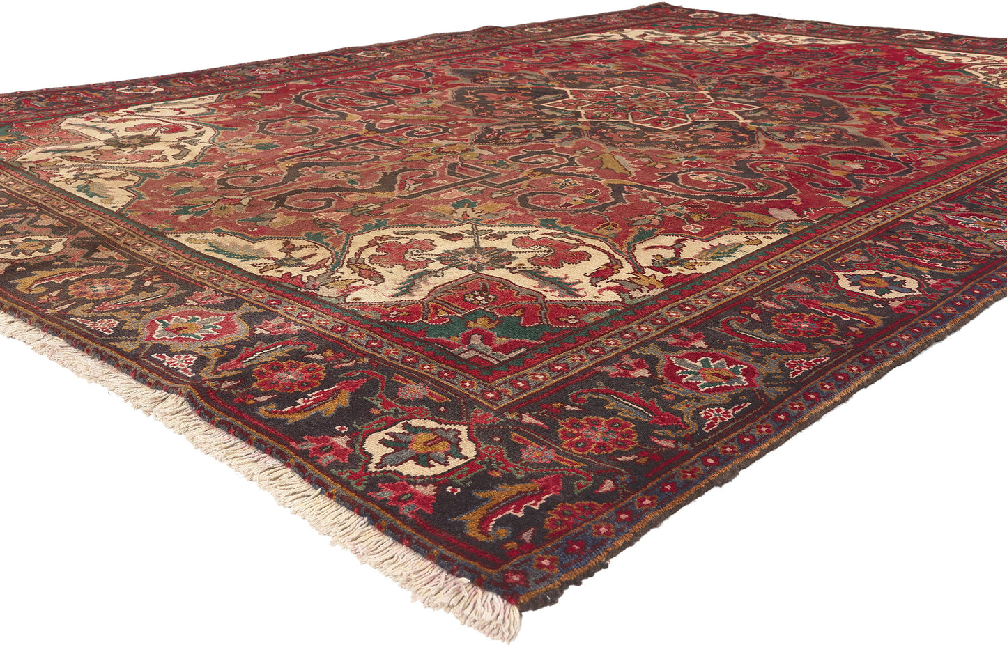 8 x 11 Vintage Persian Heriz Rug 76235