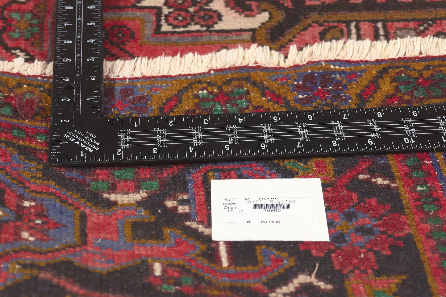 8 x 11 Vintage Persian Heriz Rug 75900