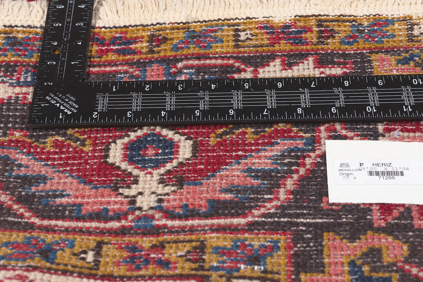 8 x 12 Vintage Persian Heriz Rug 71266