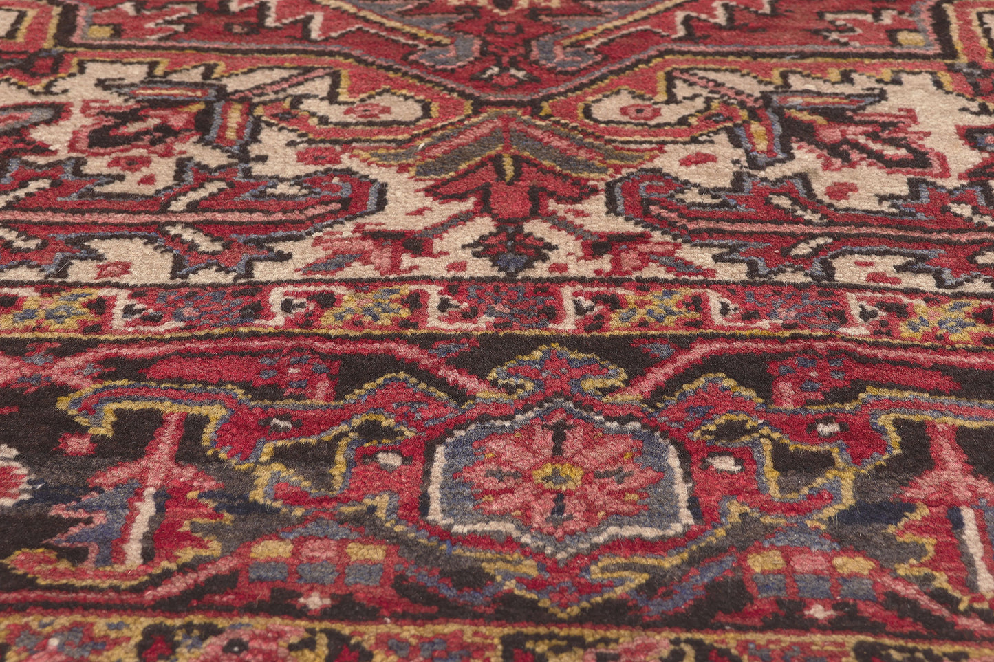 8 x 12 Vintage Persian Heriz Rug 76588