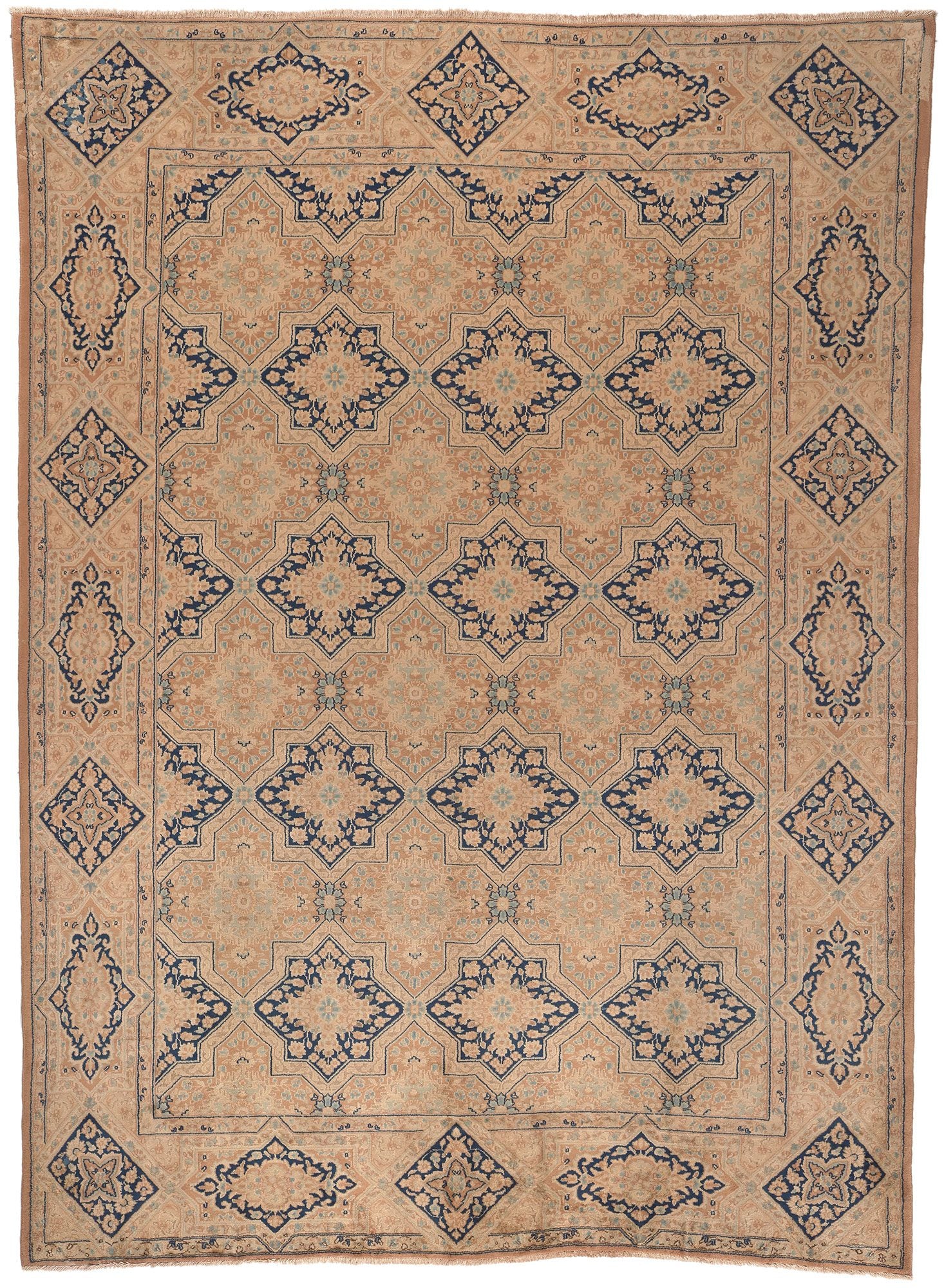 10 x 13 Vintage Persian Kerman Rug 76298