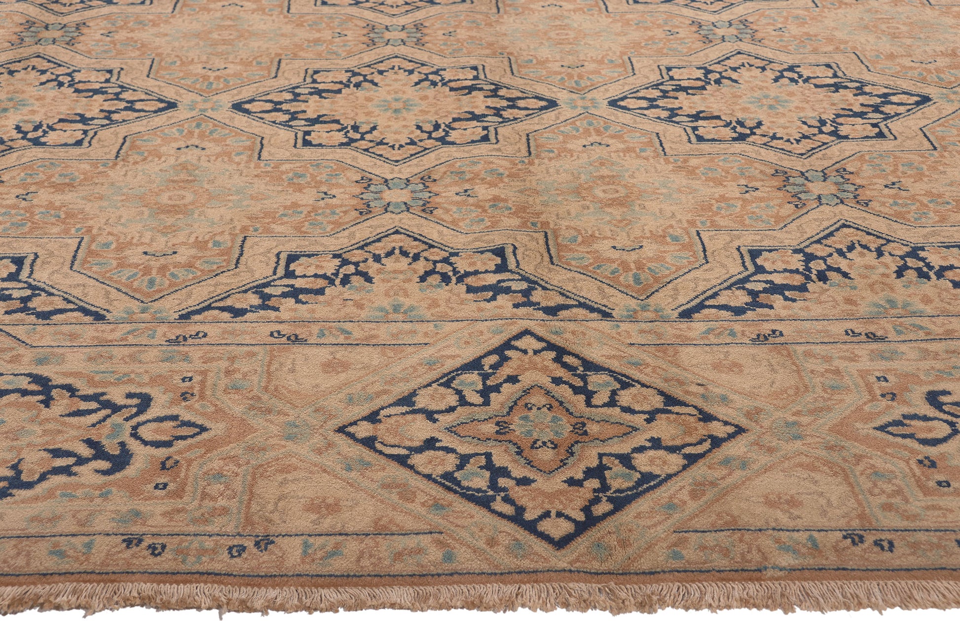 10 x 13 Vintage Persian Kerman Rug 76298