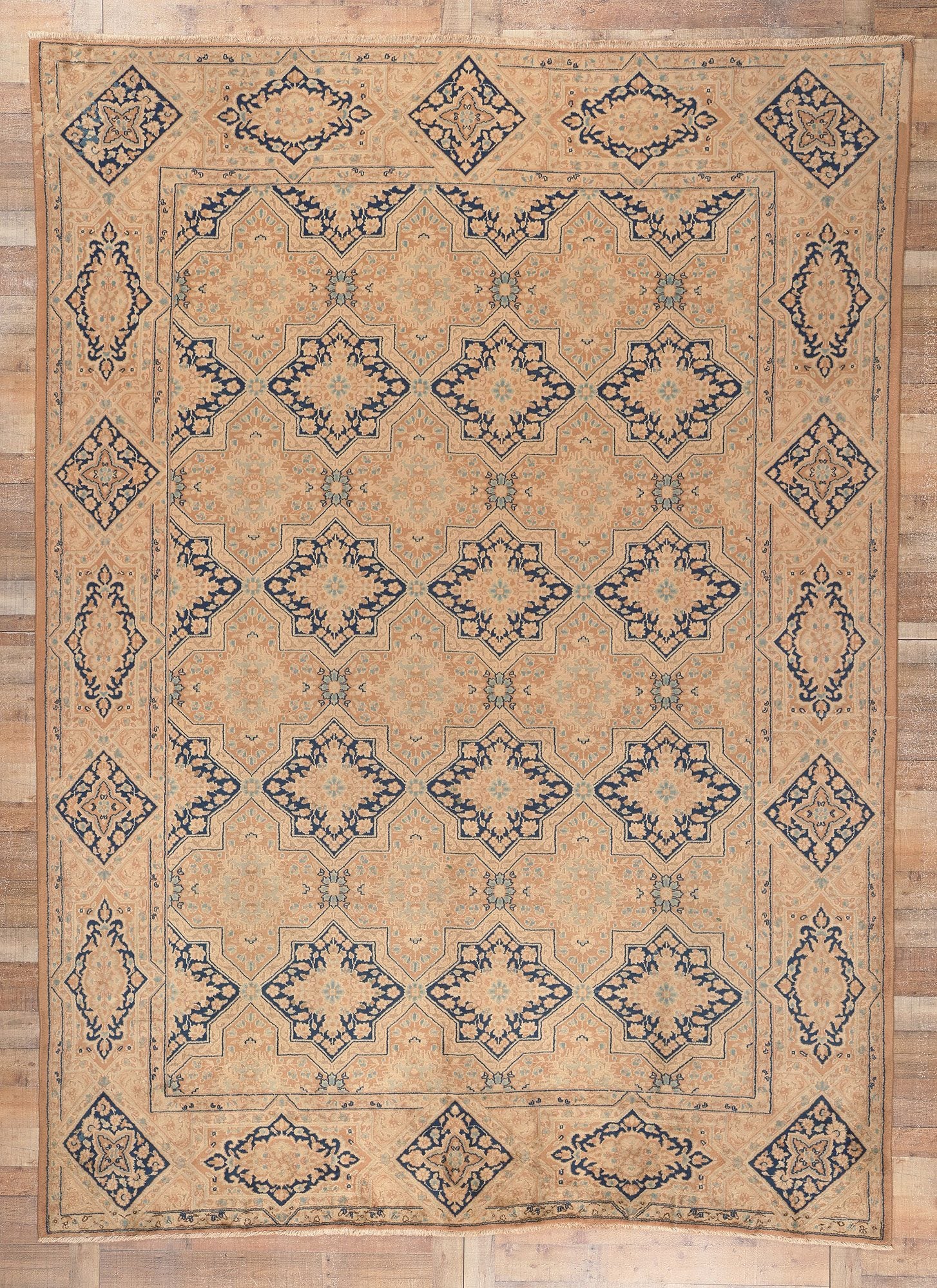 10 x 13 Vintage Persian Kerman Rug 76298