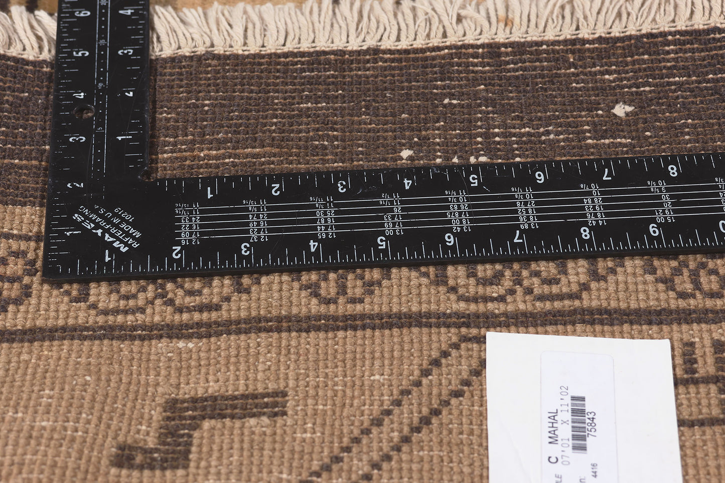 7 x 11 Vintage Persian Mahal Rug 75843