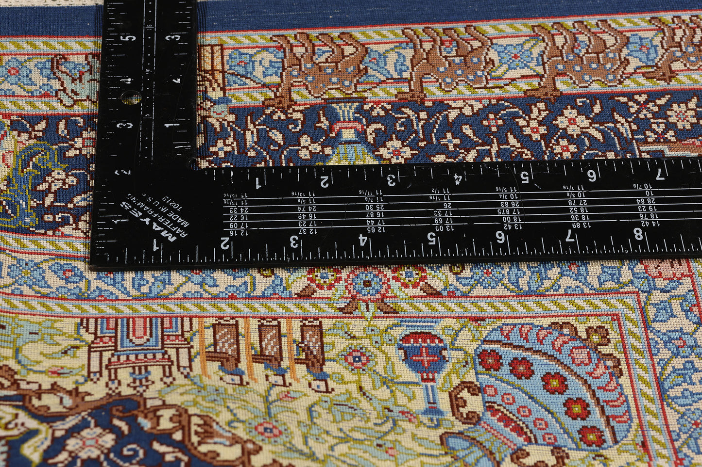 3 x 4 Vintage Persian Jamshidi Silk Qum Rug 78717