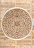 8 x 8 Vintage Chinese Tabriz Round Area Rug 74981