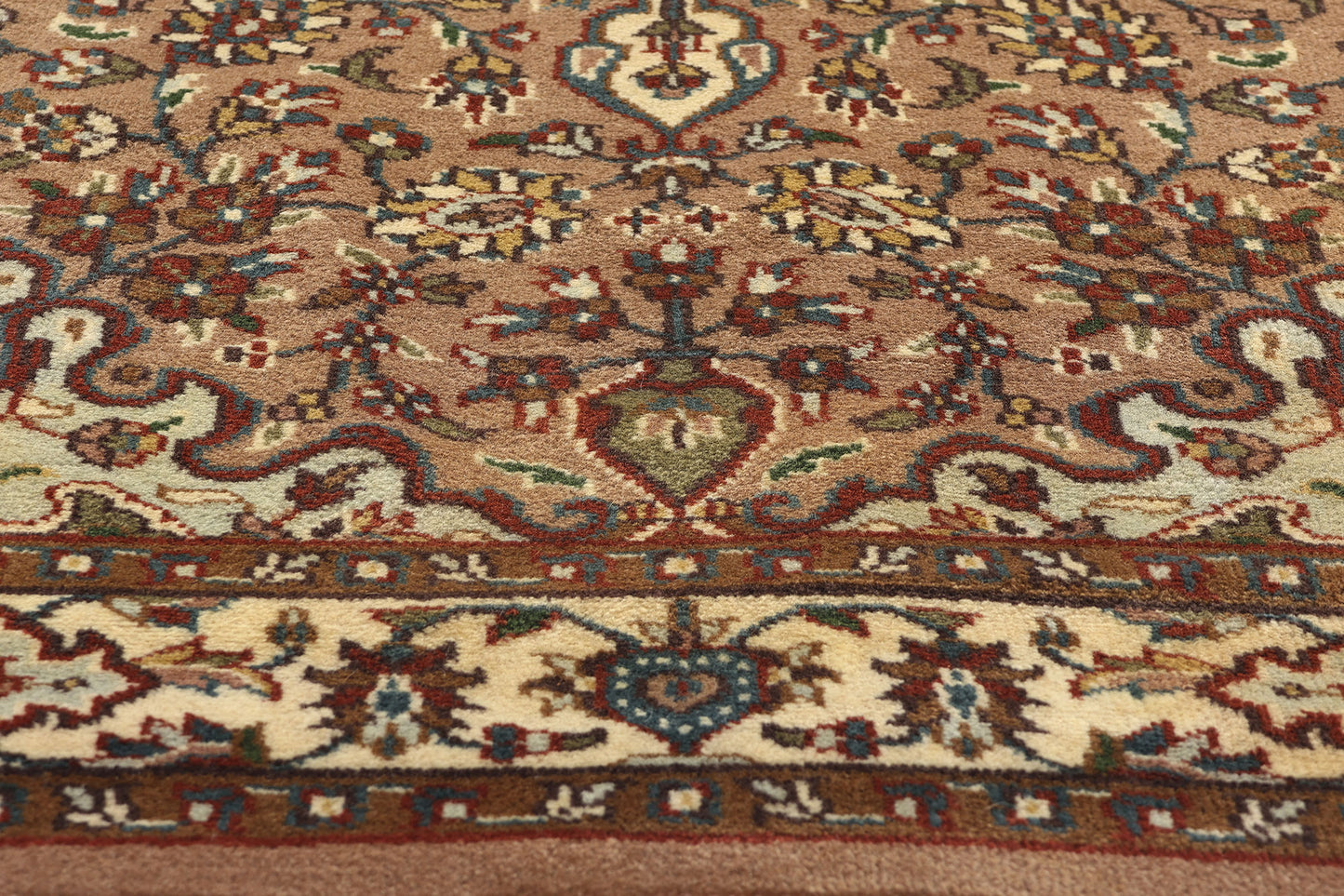 4 x 6 Vintage Indian Isfahan Rug 78783