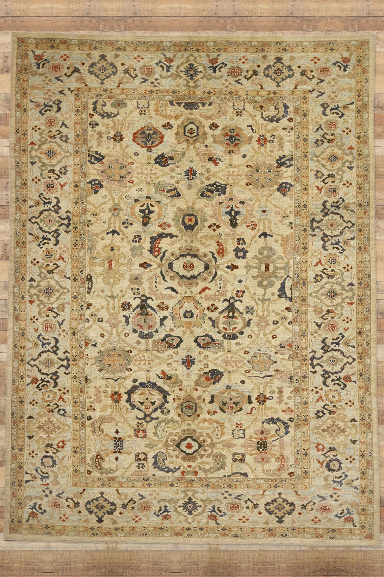 11 x 16 Organic Modern Persian Sultanabad Rug 60711
