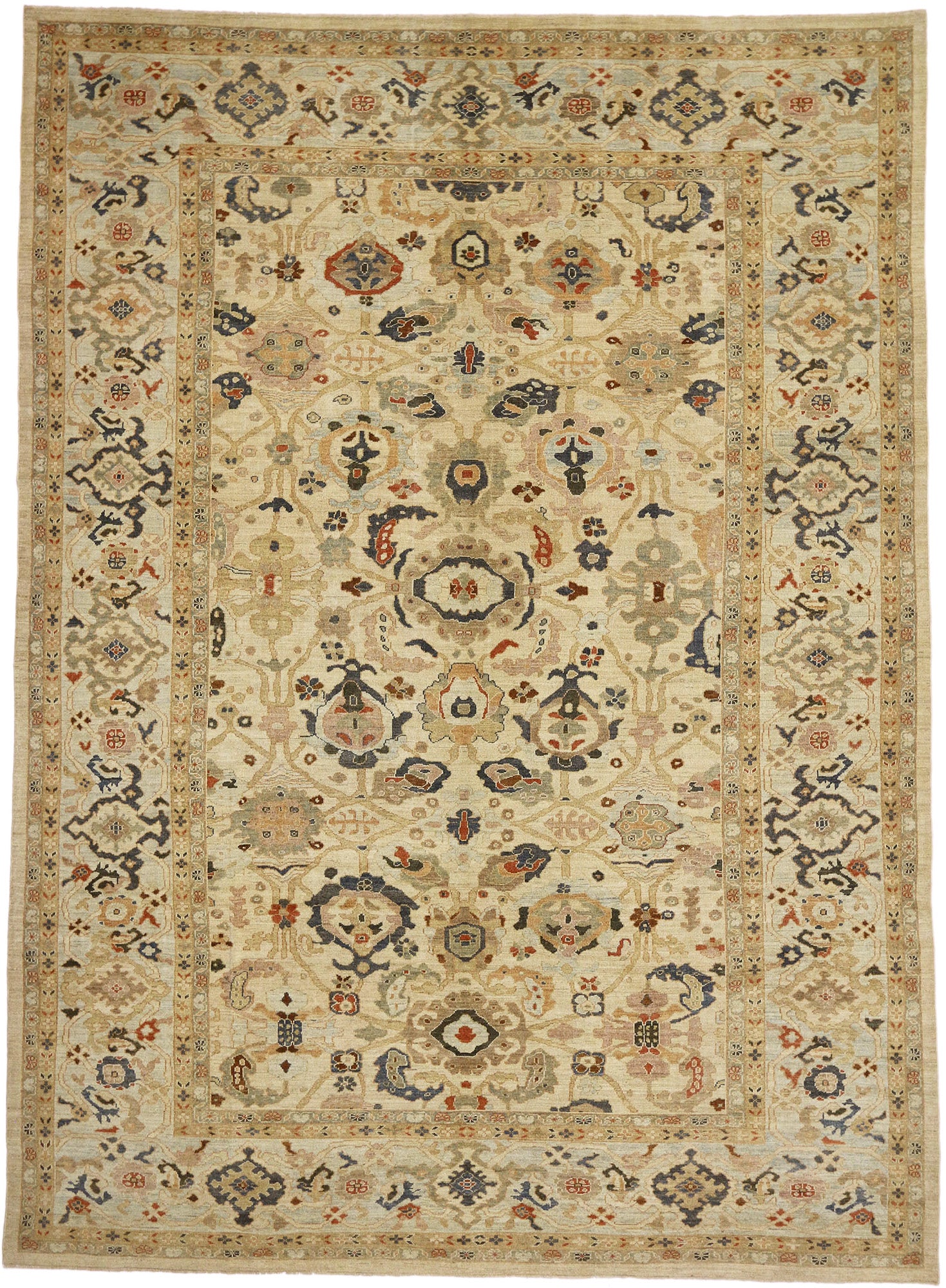 11 x 16 Organic Modern Persian Sultanabad Rug 60711
