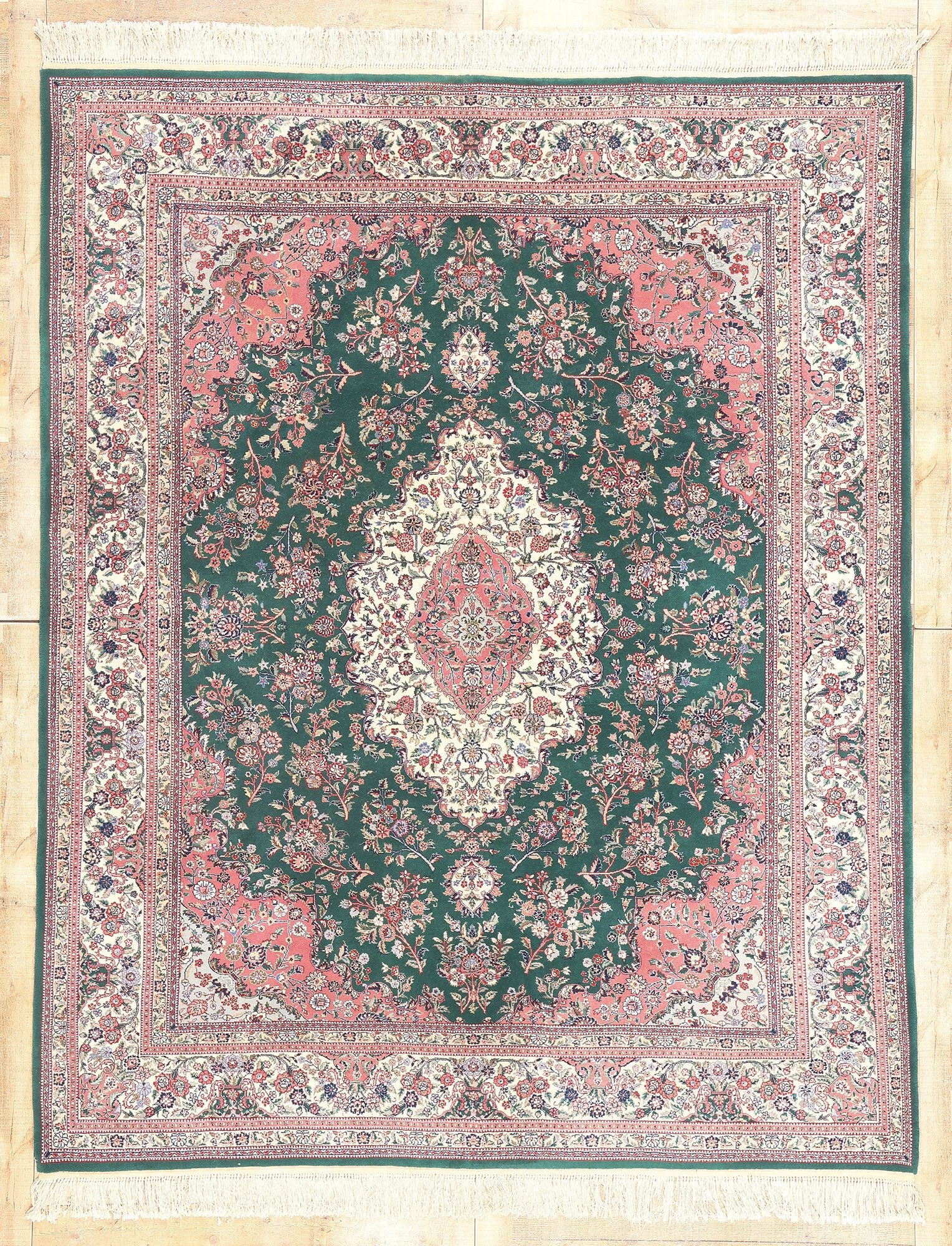 8 x 10 Vintage Chinese Tabriz Rug 78669