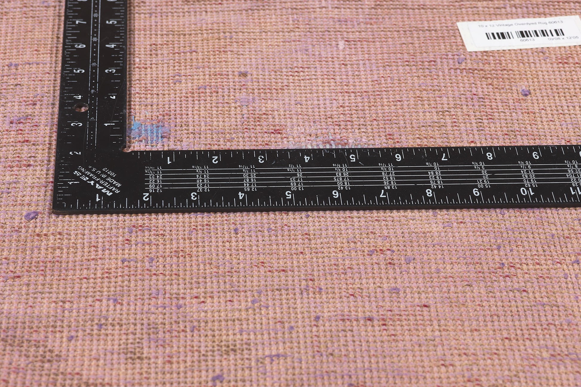 10 x 12 Vintage Turkish Overdyed Rug 60613