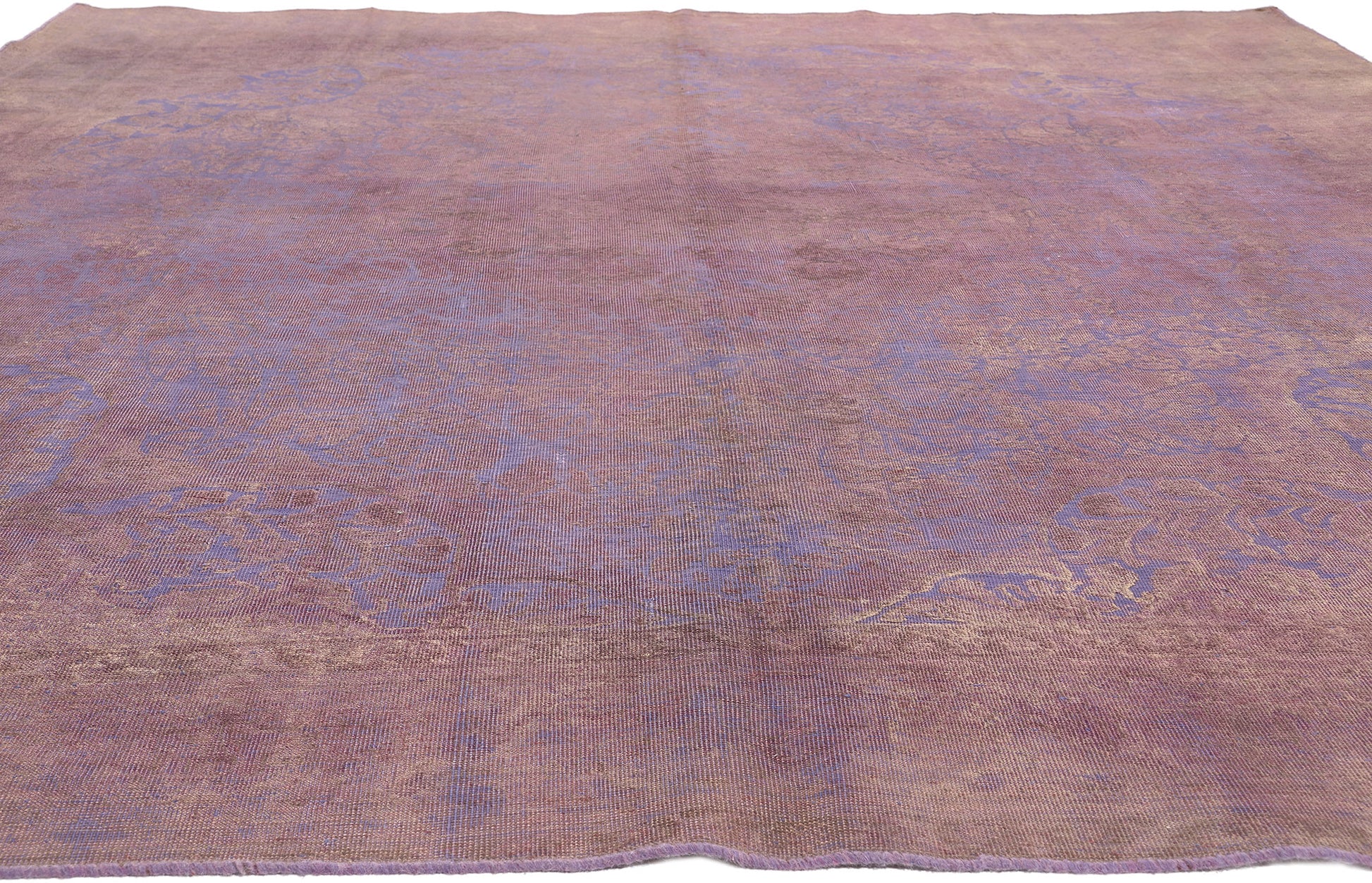 10 x 12 Vintage Turkish Overdyed Rug 60613