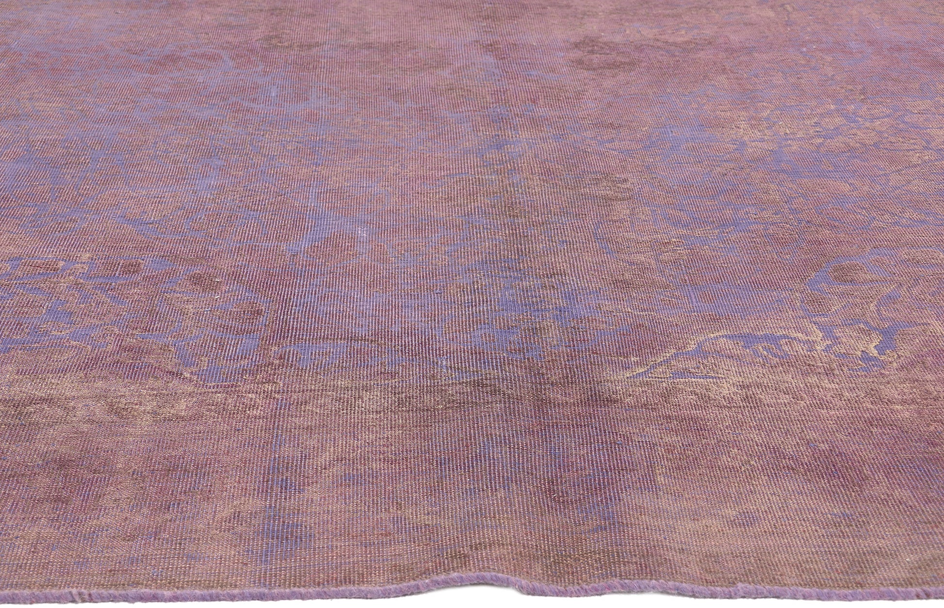 10 x 12 Vintage Turkish Overdyed Rug 60613