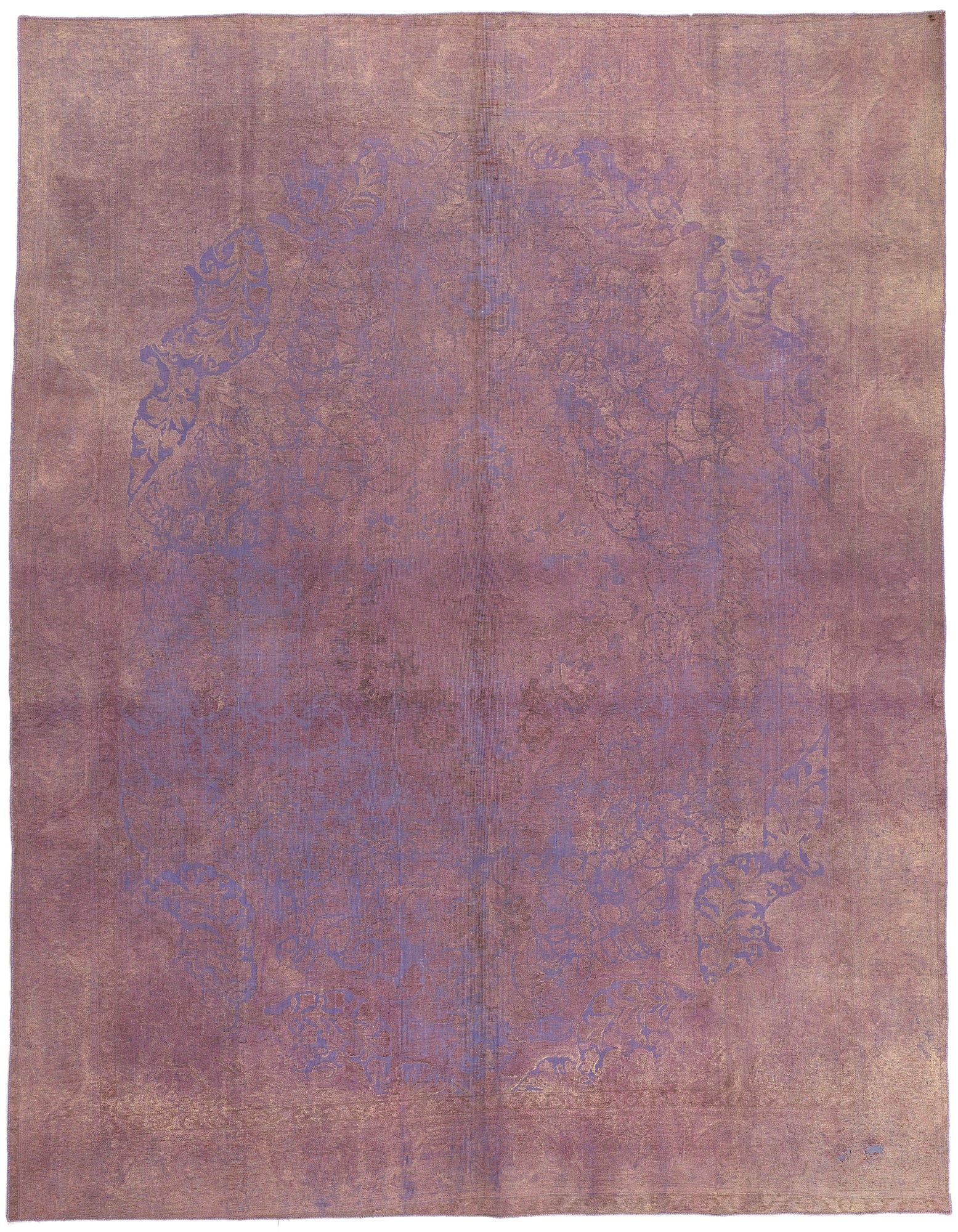 10 x 12 Vintage Turkish Overdyed Rug 60613