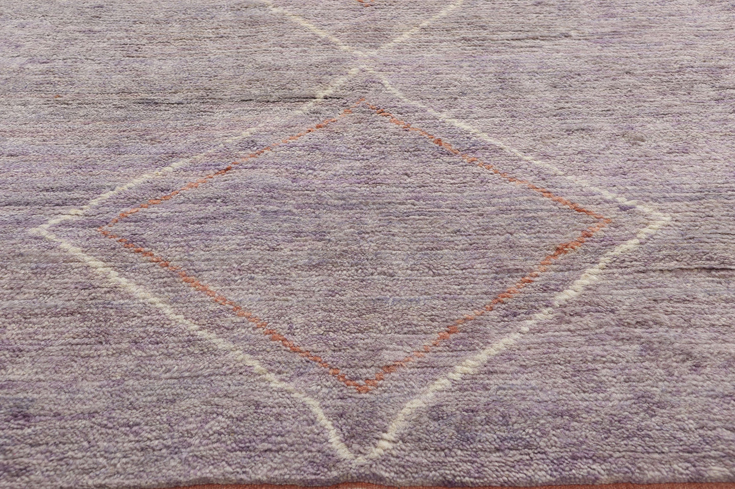 12 x 12 Modern Tribal Purple Square Moroccan Rug 31300