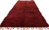 4 x 10 Vintage Red Beni Mrirt Moroccan Rug 20914