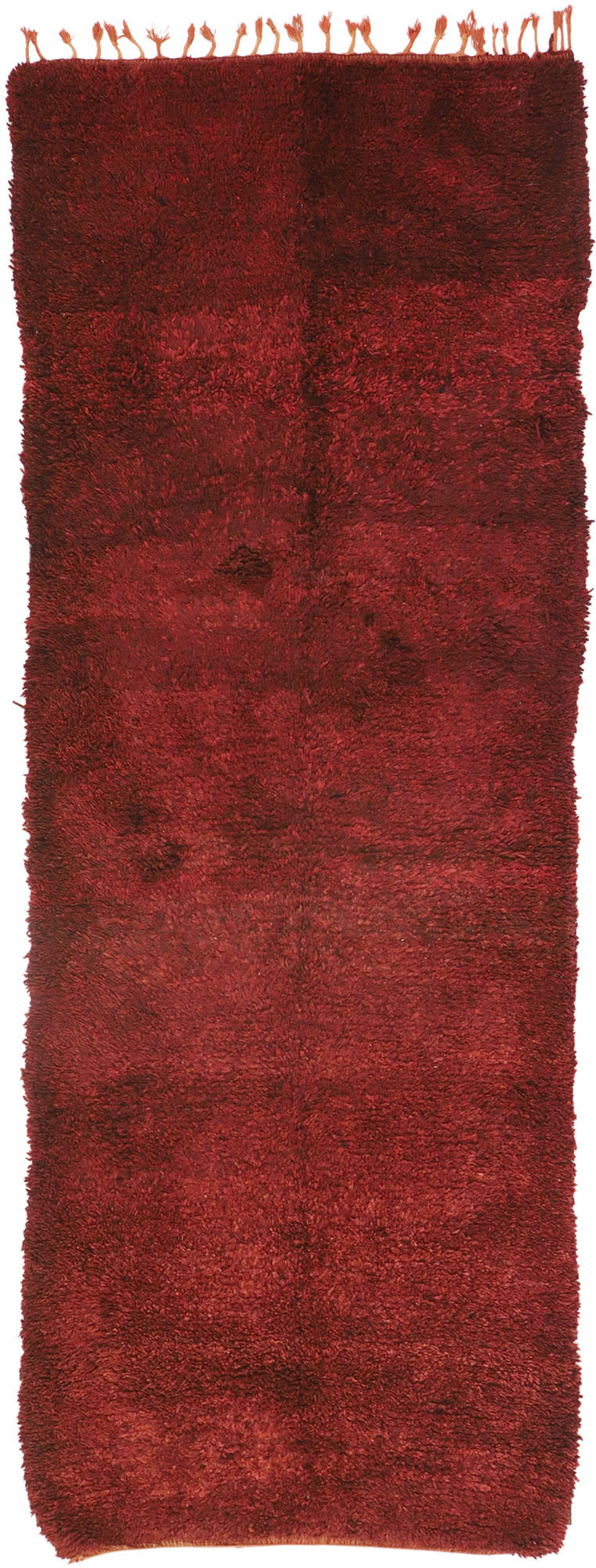 4 x 10 Vintage Red Beni Mrirt Moroccan Rug 20914