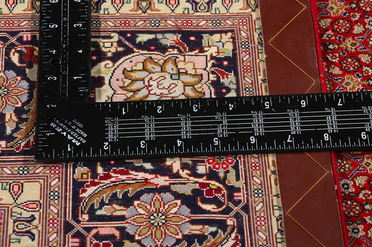 5 x 7 Vintage Persian Mahi Tabriz Rug 77001