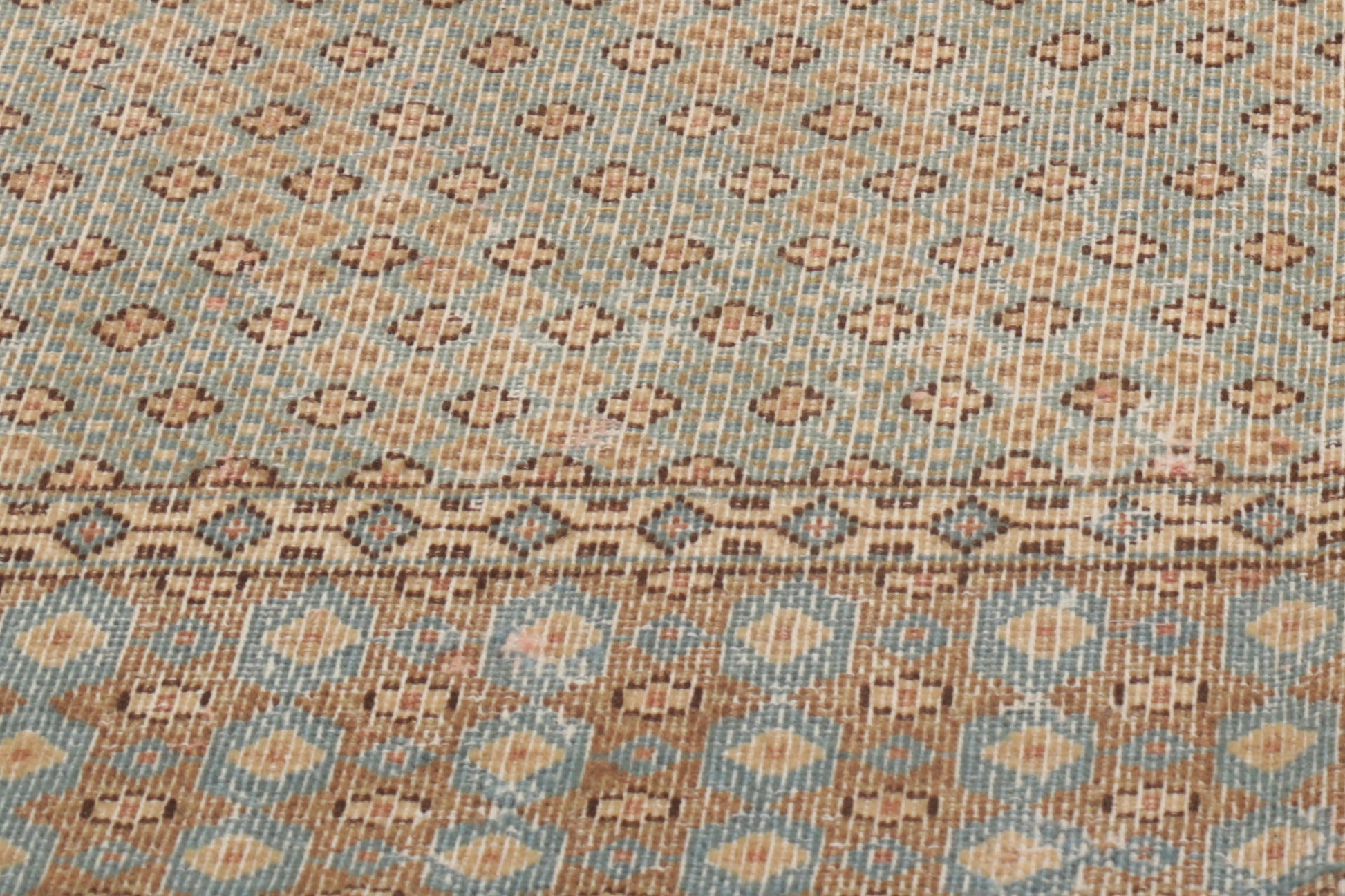 7 x 10 Vintage-Worn Persian Kerman Rug 53759