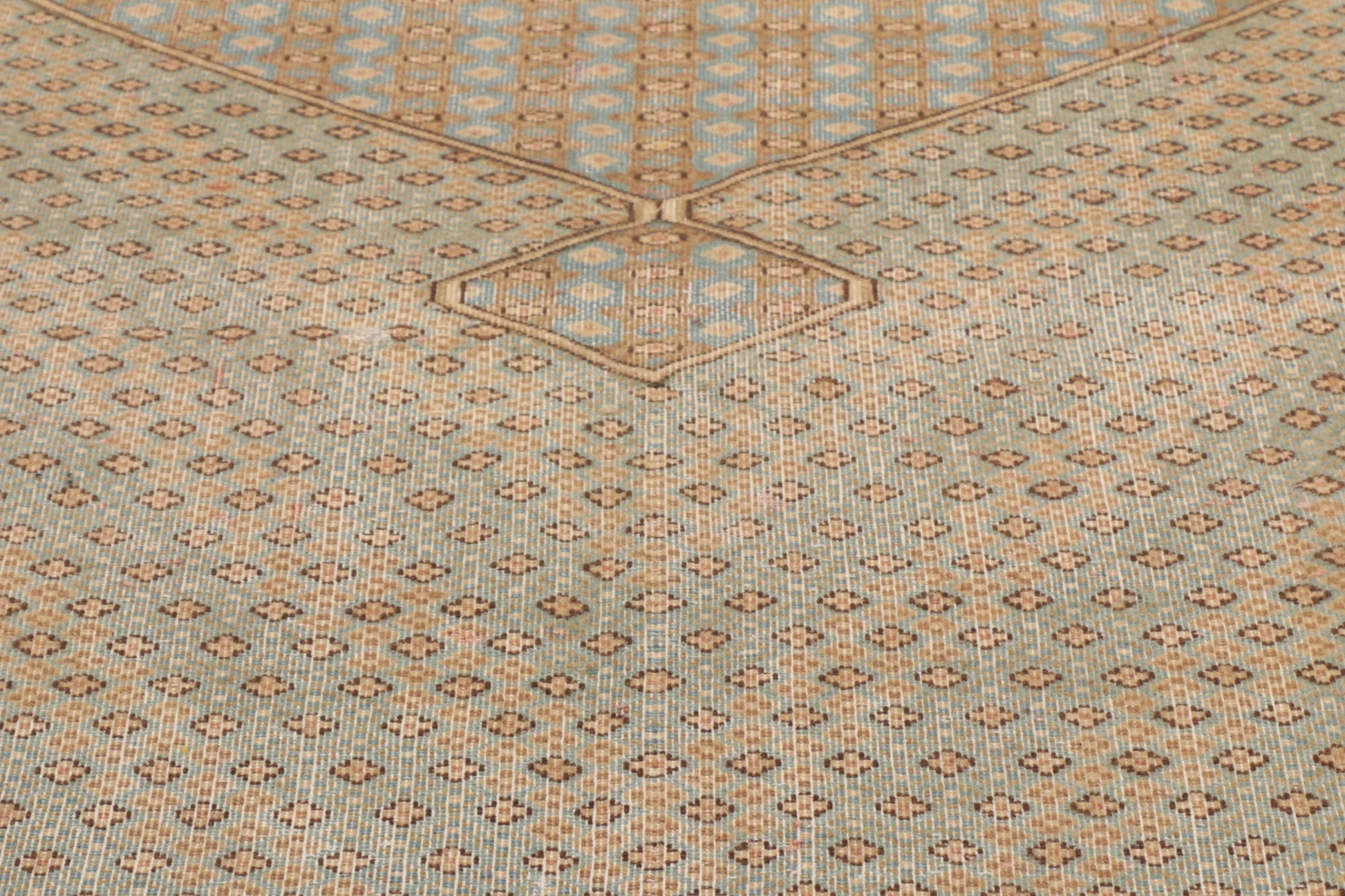 7 x 10 Vintage-Worn Persian Kerman Rug 53759