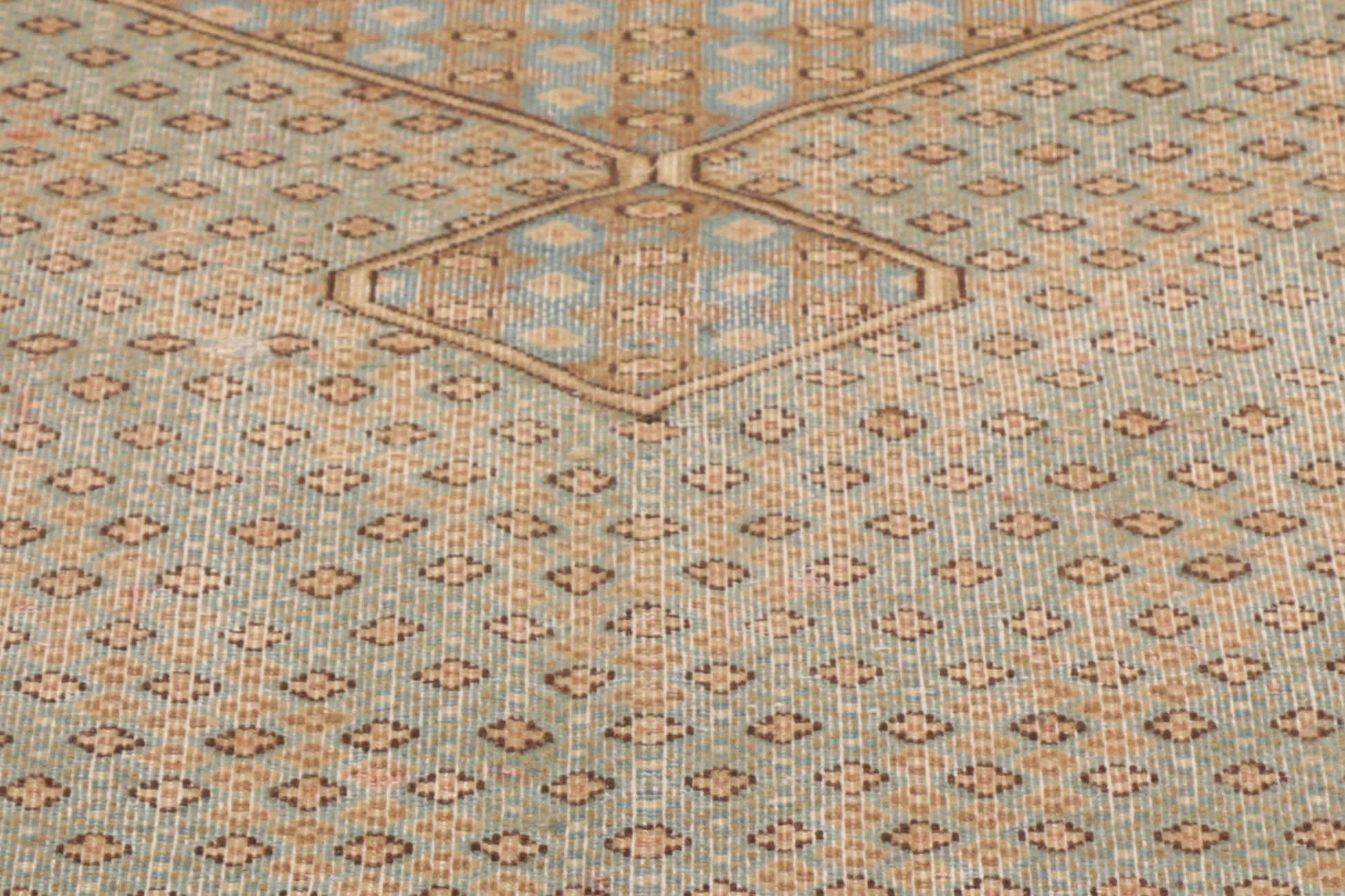 7 x 10 Vintage-Worn Persian Kerman Rug 53759