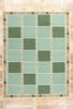 9 x 12 Scandinavian Modern Green Swedish Inspired Kilim Rug 31112
