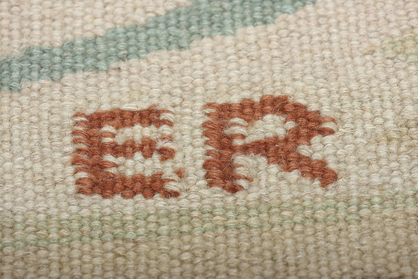 10 x 14 Scandinavian Modern Swedish Inspired Kilim Rug 31316