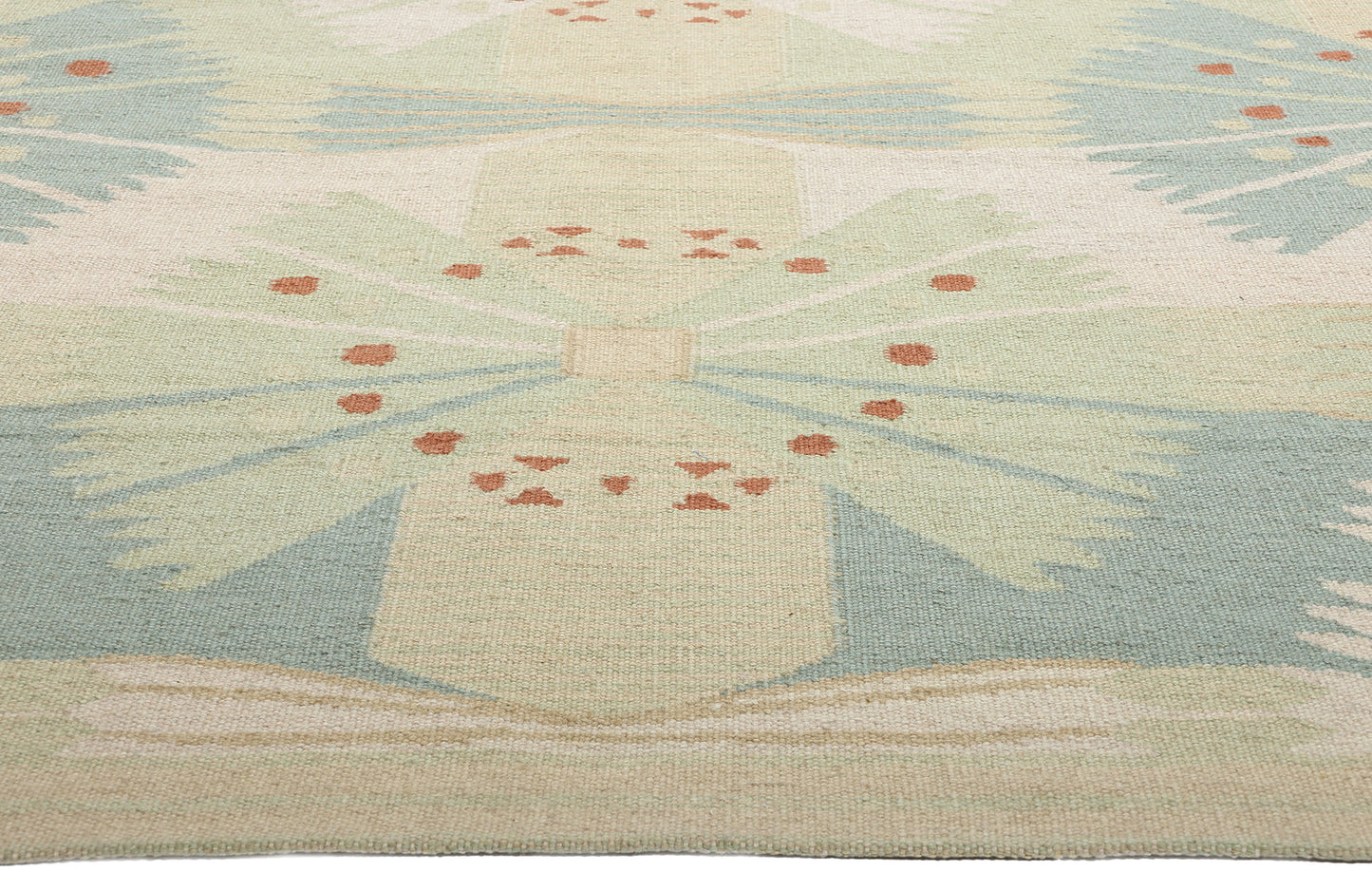 10 x 14 Scandinavian Modern Swedish Inspired Kilim Rug 31316