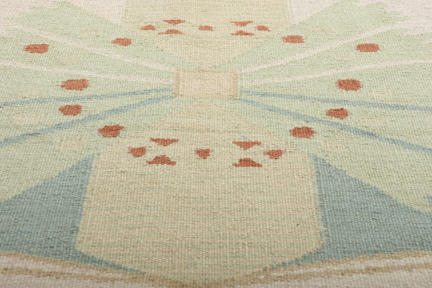 10 x 14 Scandinavian Modern Swedish Inspired Kilim Rug 31316