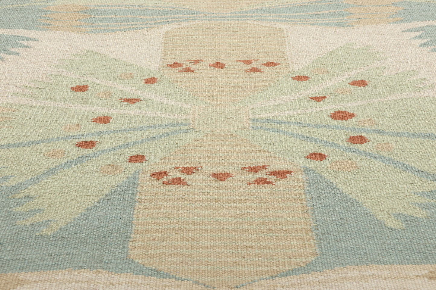 9 x 12 Scandinavian Modern Swedish Inspired Kilim Rug 31104