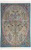 4 x 6 Signed Blue Persian Tabriz Tree of Life Rug 78775