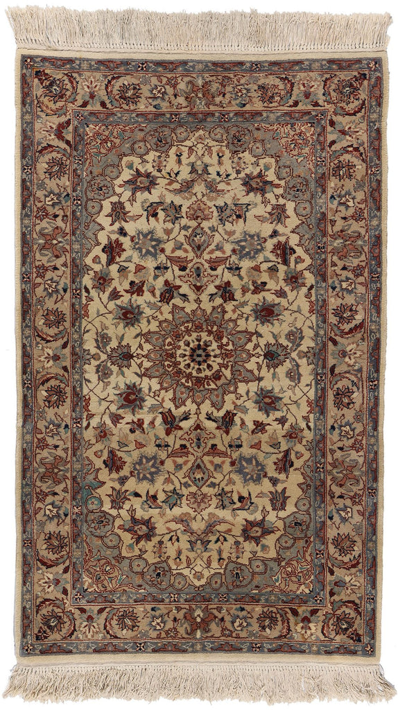 3 x 5 Vintage Beige Chinese Tabriz Rug 78694