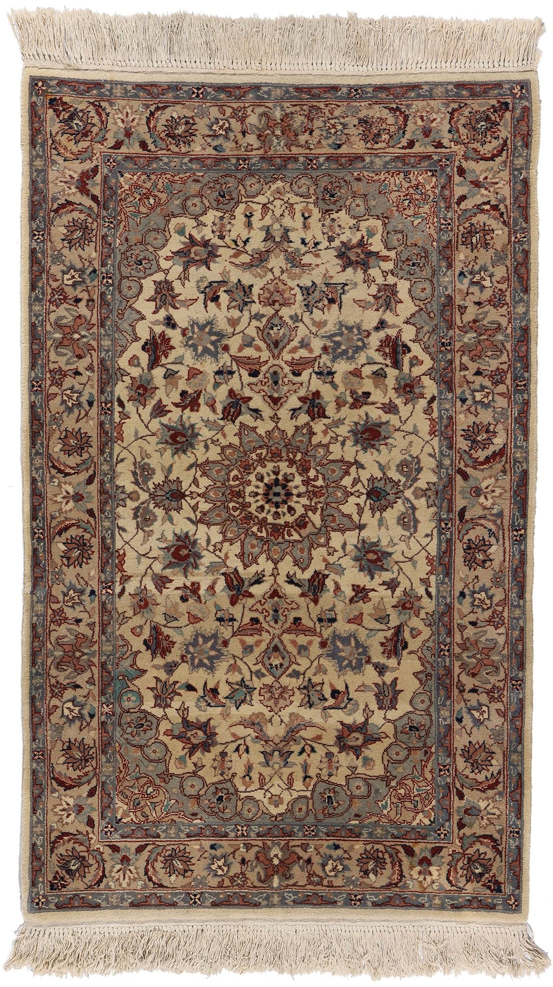 3 x 5 Vintage Beige Chinese Tabriz Rug 78694