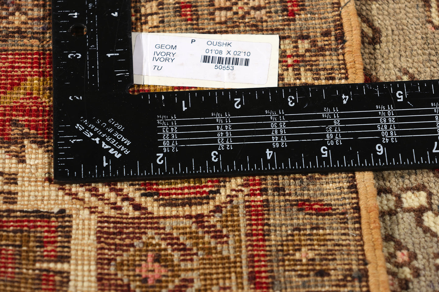 2 x 3 Vintage Turkish Yastik Rug 50553