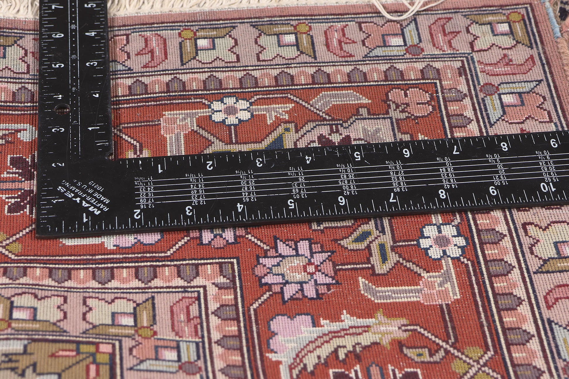 5 x 6 Vintage Persian Tabriz Rug 78686