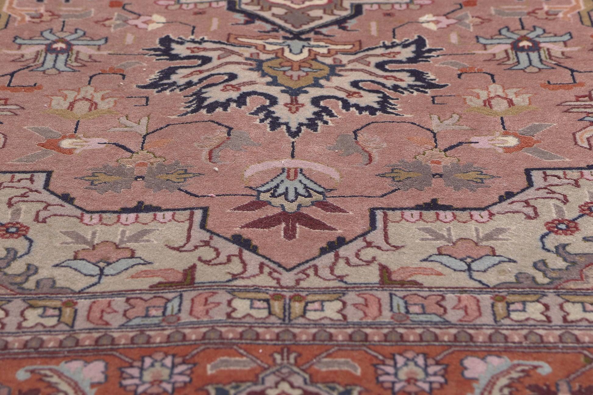 5 x 6 Vintage Persian Tabriz Rug 78686
