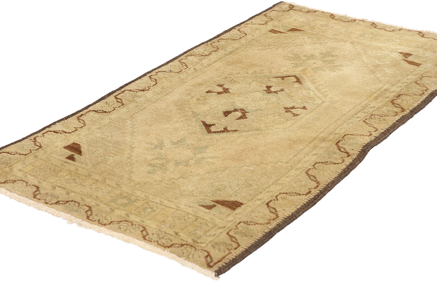 2 x 4 Vintage Turkish Yastik Rug 50709