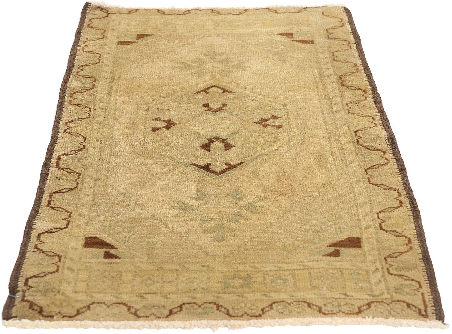 2 x 4 Vintage Turkish Yastik Rug 50709