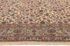 10 x 10 Vintage Ivory Persian Tabriz Rug 78676