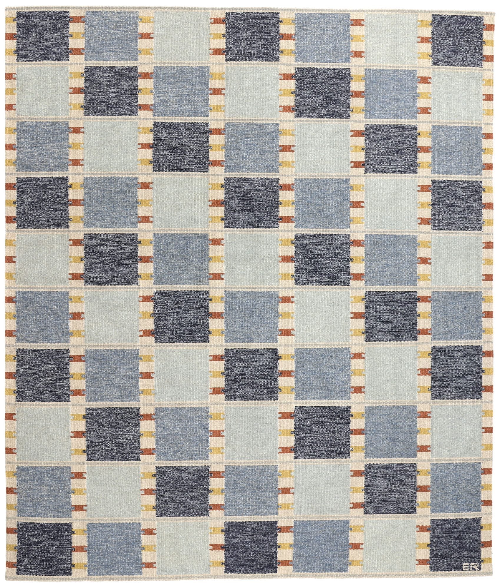 10 x 12 Scandinavian Modern Swedish Inspired Kilim Rug 31147