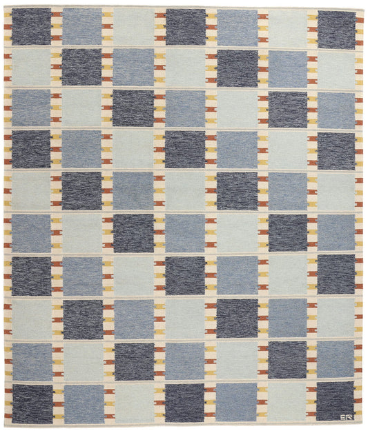 10 x 12 Scandinavian Modern Swedish Inspired Kilim Rug 31147